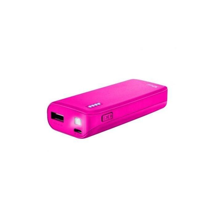 BATERÍA EXTERNA TRUST PRIMO POWERBANK 4400 NEÓN PINK - 4400MAH - 5W/1A - FUNCIÓN LINTERNA - CABLE MICROUSB - UNIVERSAL 0 BATERÍA EXTERNA TRUST PRIMO POWERBANK 4400 NEÓN PINK - 4400MAH - 5W/1A - FUNCIÓN LINTERNA - CABLE MICROUSB - UNIVERSAL 0
