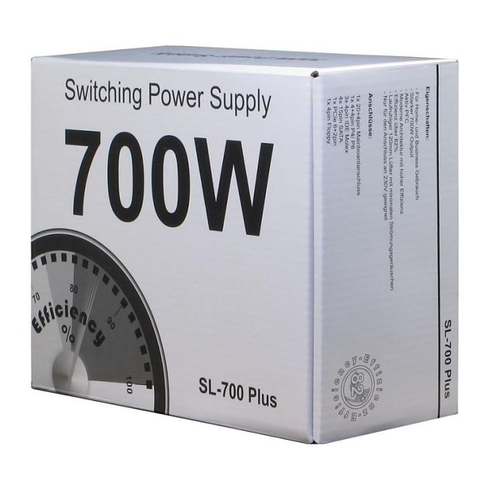 Inter-Tech SL-700 Plus ATX Fuente de Alimentación 700W 4