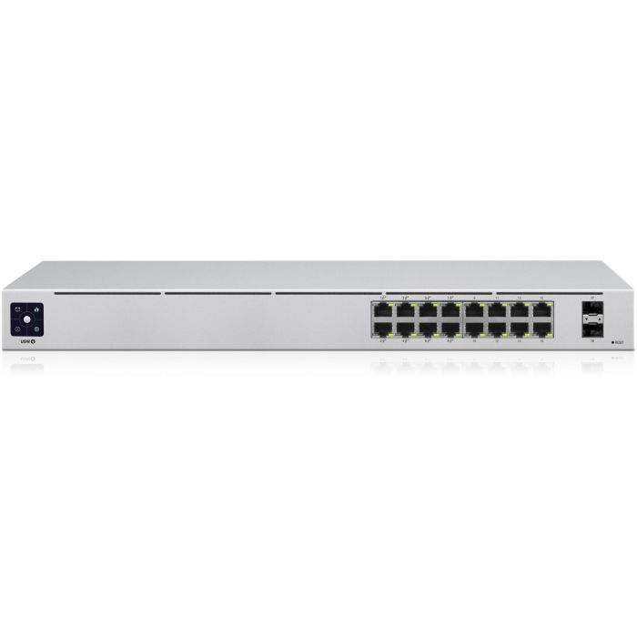 Ubiquiti UniFi Switch Gestionado L2/L3 16 Puertos PoE Gigabit Ethernet (10/100/1000) Montaje Rack 1U Plata 4 Ubiquiti UniFi Switch Gestionado L2/L3 16 Puertos PoE Gigabit Ethernet (10/100/1000) Montaje Rack 1U Plata 4