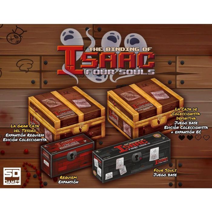 Juego mesa The Binding of Isaac Four Souls español 3