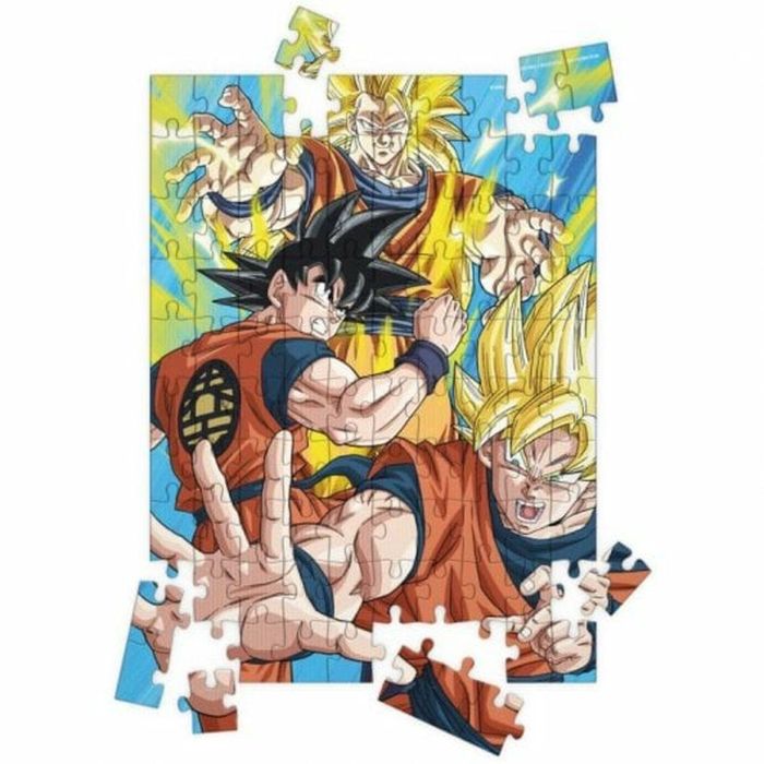 Puzzle 3D Dragon Ball Goku Saiyan 100 Piezas 2