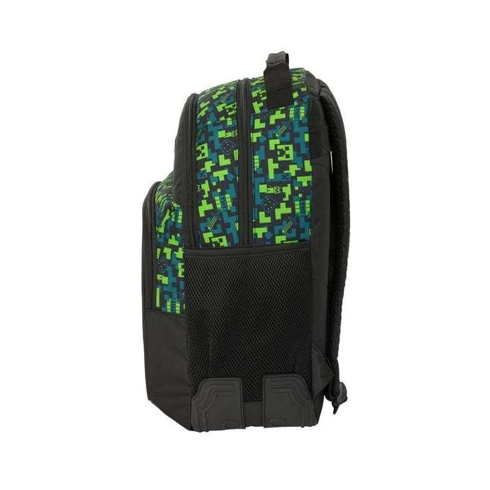 Mochila Safta Doble Con Cantoneras Adaptable A Carro Minecraft Tnt 420x320x150 mm 2 Mochila Safta Doble Con Cantoneras Adaptable A Carro Minecraft Tnt 420x320x150 mm 2