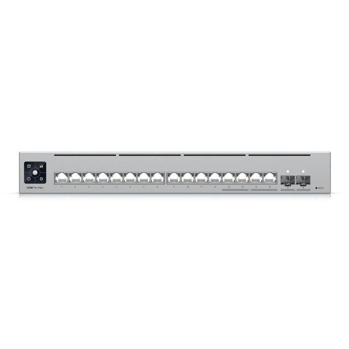 Ubiquiti Pro Max 16 Switch Conmutador L3 Ethernet 16 Puertos 2.5G (100/1000/2500) Montaje Rack 1U Gris 2 Ubiquiti Pro Max 16 Switch Conmutador L3 Ethernet 16 Puertos 2.5G (100/1000/2500) Montaje Rack 1U Gris 2