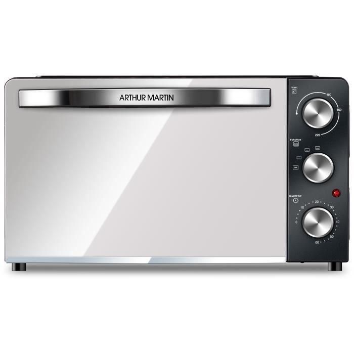 Horno de libre instalación - ARTHUR MARTIN - AMF30L - 30 L - 1.500 W - Temporizador 60 min - Puerta con espejo 3 Horno de libre instalación - ARTHUR MARTIN - AMF30L - 30 L - 1.500 W - Temporizador 60 min - Puerta con espejo 3