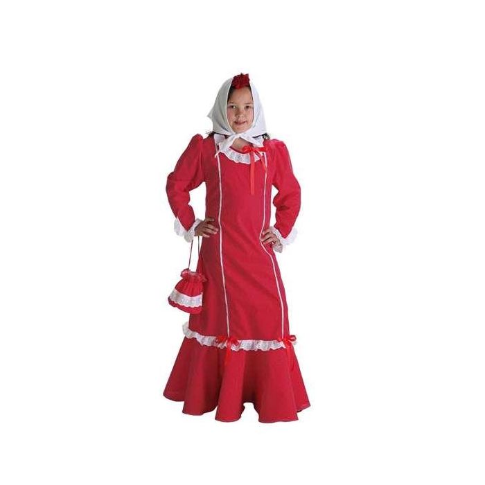 Creaciones Llopis T-5 Disfraz Infantil Chulapa Lux para niña 11-13 años. Contiene Vestido, Pañuelo y Bolso. Creaciones Llopis T-5 Disfraz Infantil Chulapa Lux para niña 11-13 años. Contiene Vestido, Pañuelo y Bolso.