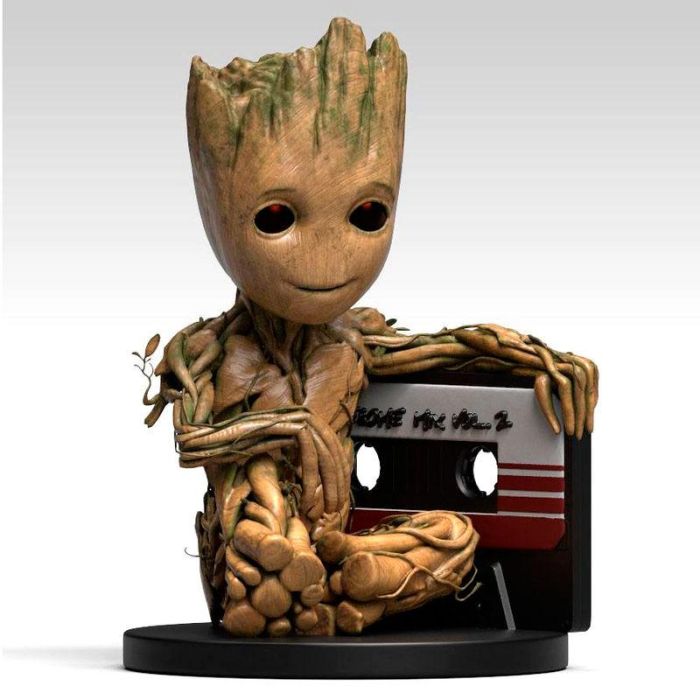 Figura hucha Baby Groot Cassette Guardianes de la Galaxia 2 Marvel 0 Figura hucha Baby Groot Cassette Guardianes de la Galaxia 2 Marvel 0