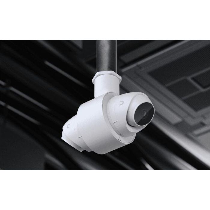 Ubiquiti Soporte Doble para Cámaras UniFi 1 1/2" NPS de Aleación de Aluminio y Policarbonato Blanco para Montaje en Superficie Plana y Conducto Roscado 25