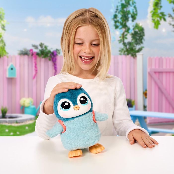 Moose Little Live Pets 26535 - Pingüino bebé interactivo Waddles con más de 25 sonidos y reacciones, +5 años 3