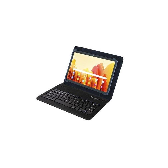 Funda Tablet Silver Ht Universal Wave 9 -11 Con Teclado Cable Micro Usb/Usb-C Negro