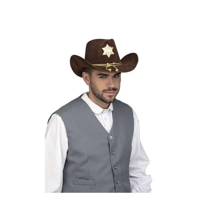 My Other Me Sombrero Sheriff de Disfraz Infantil Multicolor 59 cm - Accesorio para Niños y Niñas, Edad Recomendada +3 Años 0 My Other Me Sombrero Sheriff de Disfraz Infantil Multicolor 59 cm - Accesorio para Niños y Niñas, Edad Recomendada +3 Años 0
