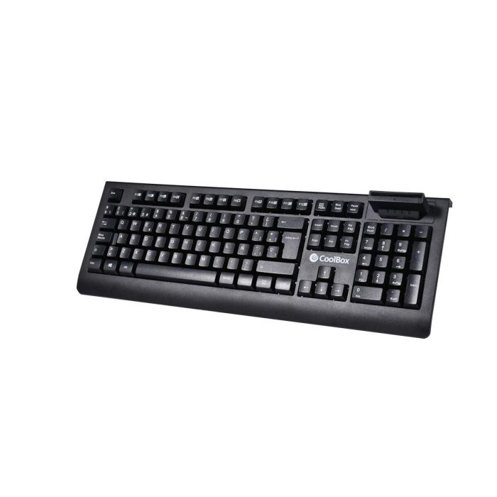 CoolBox COO-TEC04DNI Teclado USB QWERTY Español Completo de Membrana para Oficina Negro 8 CoolBox COO-TEC04DNI Teclado USB QWERTY Español Completo de Membrana para Oficina Negro 8