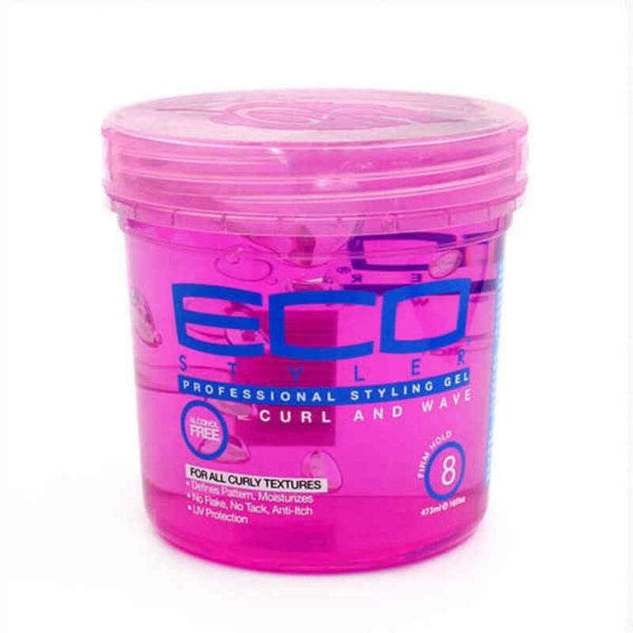 Eco Styler Gel CURL AND WAVE 946ml - Añade Volumen y Brillo, Ideal para Estilos de Fijación Suave