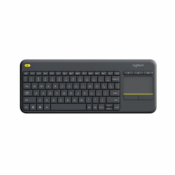 Logitech Wireless Touch Keyboard K400 Plus - Black, Dutch (Qwerty) Logitech Wireless Touch Keyboard K400 Plus - Black, Dutch (Qwerty)