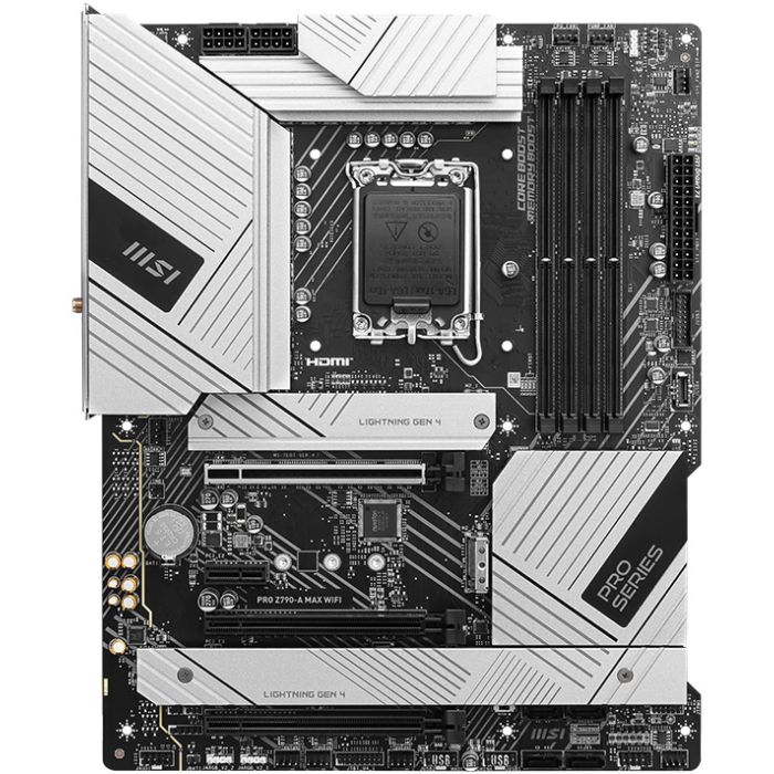 MSI MSI1701162277736 Placa base PRO Z790-A MAX WiFi Intel Z790 LGA 1700 ATX 1 MSI MSI1701162277736 Placa base PRO Z790-A MAX WiFi Intel Z790 LGA 1700 ATX 1