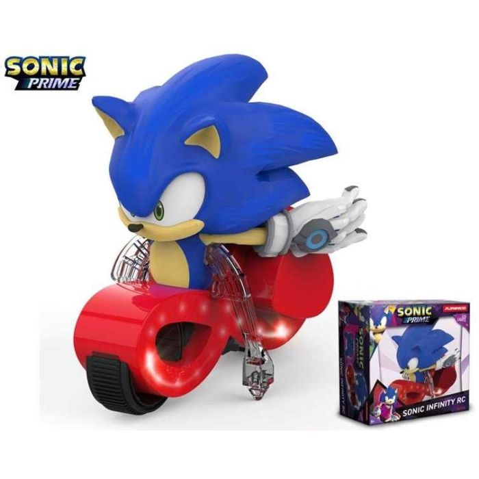Moto radio control sonic con luces led ¡se inclina como el auténtico sonic! 25x15x25 cm 3 Moto radio control sonic con luces led ¡se inclina como el auténtico sonic! 25x15x25 cm 3