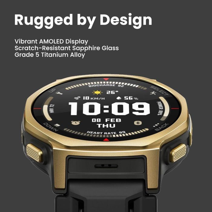 Smartwatch Amazfit W2548GL1N Negro Dorado Ø 44 mm 6 Smartwatch Amazfit W2548GL1N Negro Dorado Ø 44 mm 6