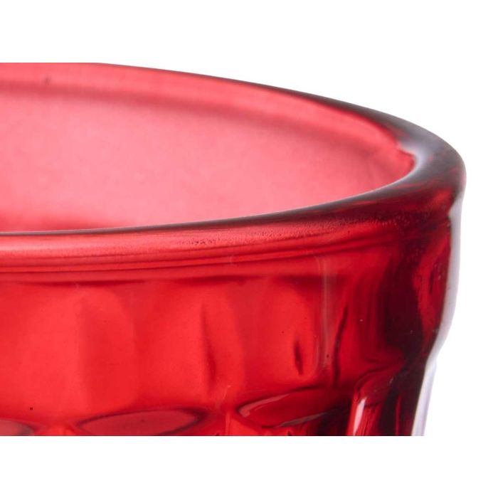 Copa Diamante Roja 330 Ml Vivalto 8x16x8cm (24 Unidades) 3 Copa Diamante Roja 330 Ml Vivalto 8x16x8cm (24 Unidades) 3