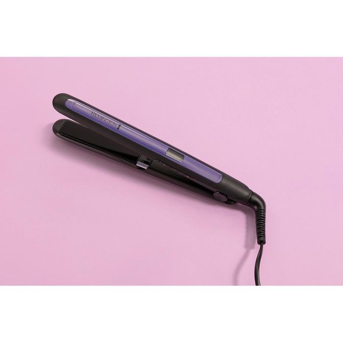 Remington Pro Ion Straight S7710 Plancha de Pelo, Tecnología Iónica Triple, Cerámica con Turmalina, 9 Temperaturas 150-230°C, Placas Flotantes 110mm, Color Lila/Negro 2 Remington Pro Ion Straight S7710 Plancha de Pelo, Tecnología Iónica Triple, Cerámica con Turmalina, 9 Temperaturas 150-230°C, Placas Flotantes 110mm, Color Lila/Negro 2