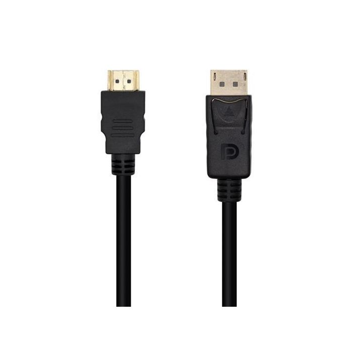 Aisens Cable Conversor Displayport Macho a HDMI Macho Negro 5.0M Soporta 4Kx2K@30Hz