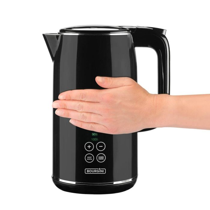 Hervidor Bourgini 235011 KETTLE 2200 W Negro 1,7 L 1