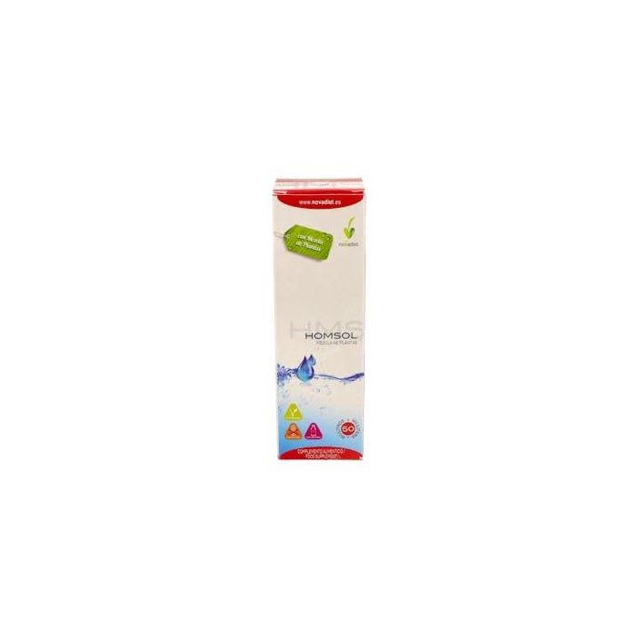 NOVADIET Homsol 50ml, Apoyo Control Peso con Diente de León y Alcachofera, Vegetariano, Complemento Alimenticio Natural
