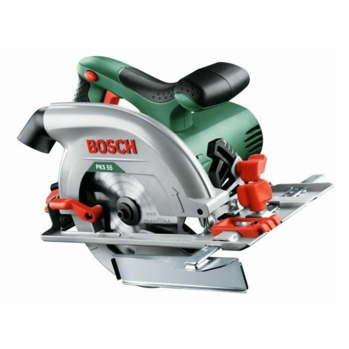 Bosch PKS 55A Sierra circular con CleanSystem (85% absorción de polvo), CutControl, Softgrip y placa base robusta 7 Bosch PKS 55A Sierra circular con CleanSystem (85% absorción de polvo), CutControl, Softgrip y placa base robusta 7