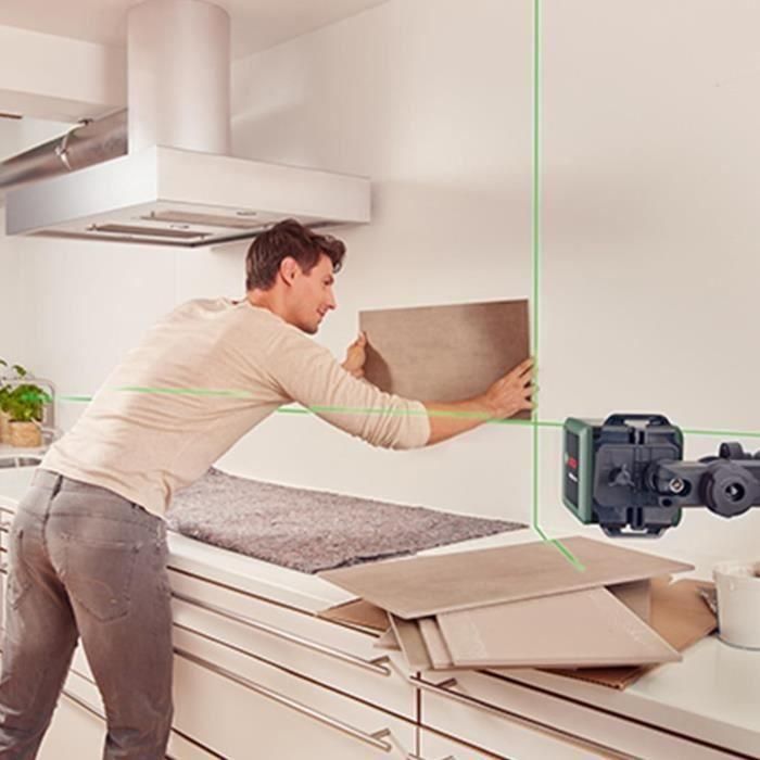Láser de líneas cruzadas Bosch - Quigo + (Alcance 7 m, se entrega con pilas, trípode de 1,1 m y caja) 3 Láser de líneas cruzadas Bosch - Quigo + (Alcance 7 m, se entrega con pilas, trípode de 1,1 m y caja) 3