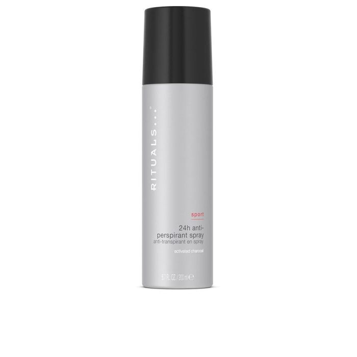 Rituals SPORT 24h Desodorante Spray Antitranspirante para Hombre, Protección 24h, Carbón Activo, 200 ml Rituals SPORT 24h Desodorante Spray Antitranspirante para Hombre, Protección 24h, Carbón Activo, 200 ml