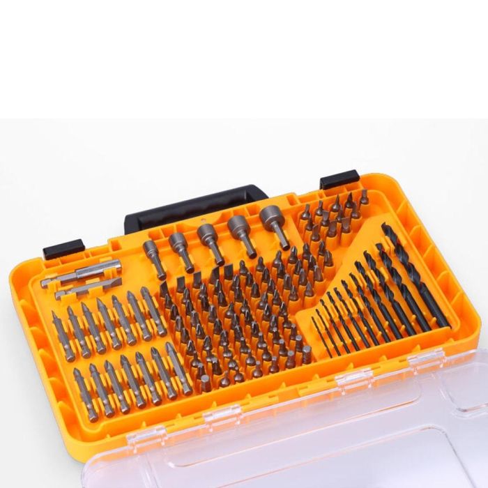 Koma Tools Juego de 120 Puntas y Brocas, Incluye 11 Brocas para Metal HSS y 88 Puntas CRV, Maletín 31 x 4,1 x 19,2 cm 1 Koma Tools Juego de 120 Puntas y Brocas, Incluye 11 Brocas para Metal HSS y 88 Puntas CRV, Maletín 31 x 4,1 x 19,2 cm 1