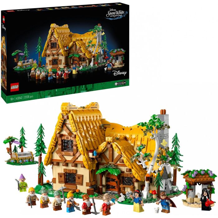 LEGO 43242 Disney La Cabaña de Blancanieves y los Siete Enanitos Set de Construcción 10 LEGO 43242 Disney La Cabaña de Blancanieves y los Siete Enanitos Set de Construcción 10