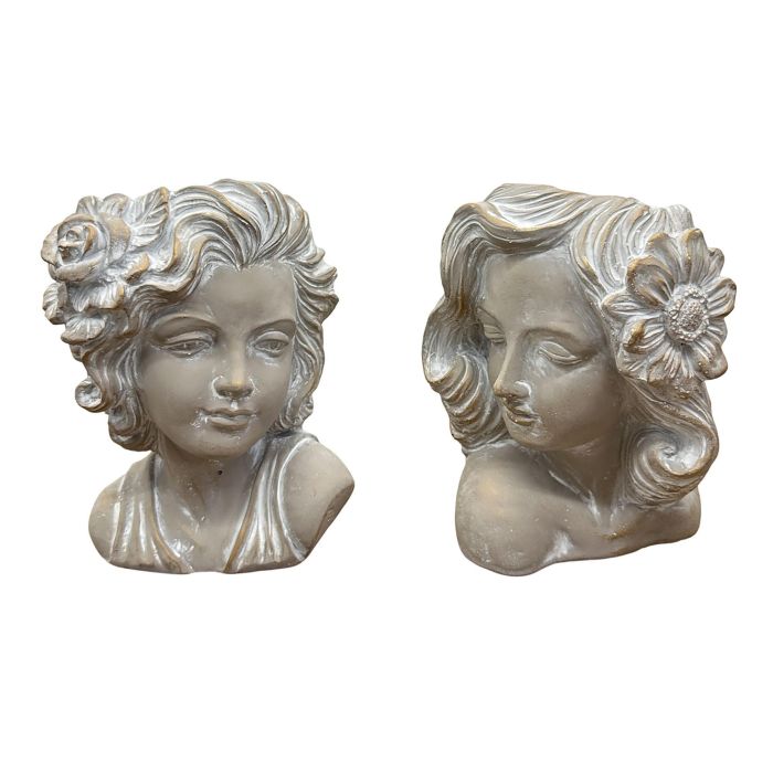 Macetero Shabby DKD Home Decor Gris 13 x 19 x 15 cm (6 Unidades) Macetero Shabby DKD Home Decor Gris 13 x 19 x 15 cm (6 Unidades)