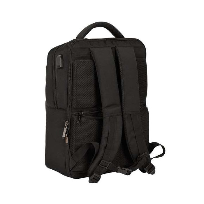 Safta Business Mochila Escolar Portátil 15.6" con USB, 2 Bolsillos Black-Blue-Grey (310x130x440 mm) 11 Safta Business Mochila Escolar Portátil 15.6" con USB, 2 Bolsillos Black-Blue-Grey (310x130x440 mm) 11