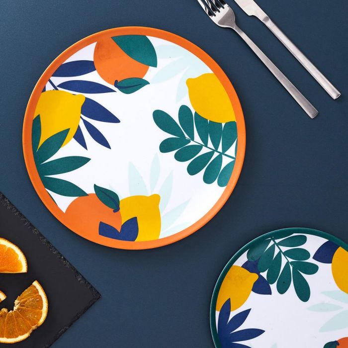 Home Deco Factory Plato Llano Rio 25,5 cm - Colección Rio 1