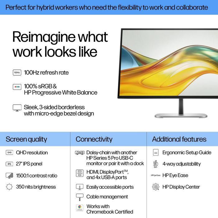 Monitor Hp S5 Pro 527Pq 27 Pulgadas 6 Monitor Hp S5 Pro 527Pq 27 Pulgadas 6