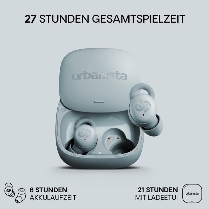 Auriculares Inalámbricos con Estuche de Carga Urbanista Porto Azul 5