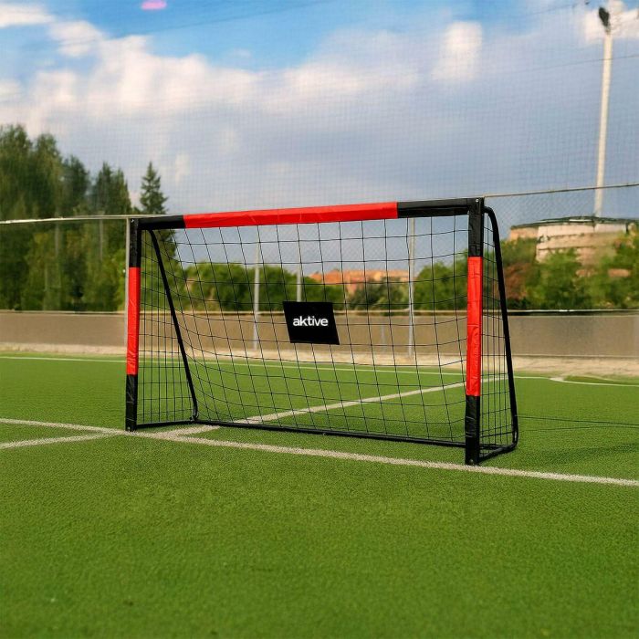 Portería de Fútbol Aktive 180 X 12 X 60 CM Negro Rojo 6