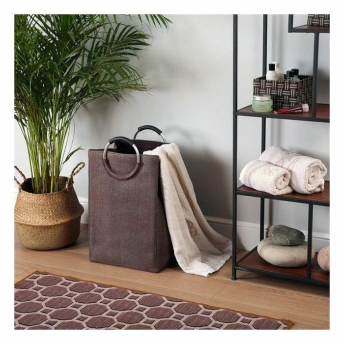 Cesto para la Ropa Sucia Con asas Minimalista 30 x 55 x 36 cm 9