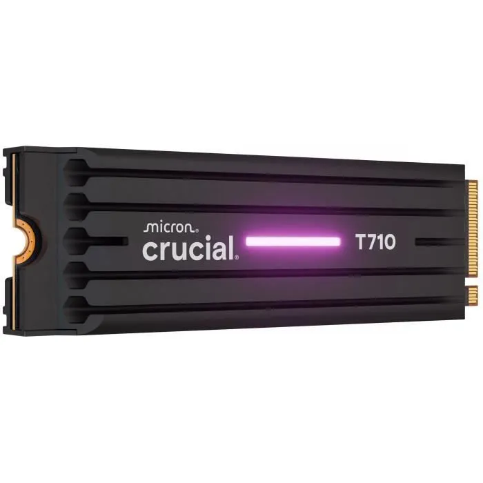 Crucial T710 SSD Interno 1TB PCIe 5.0 NVMe M.2 1 Crucial T710 SSD Interno 1TB PCIe 5.0 NVMe M.2 1