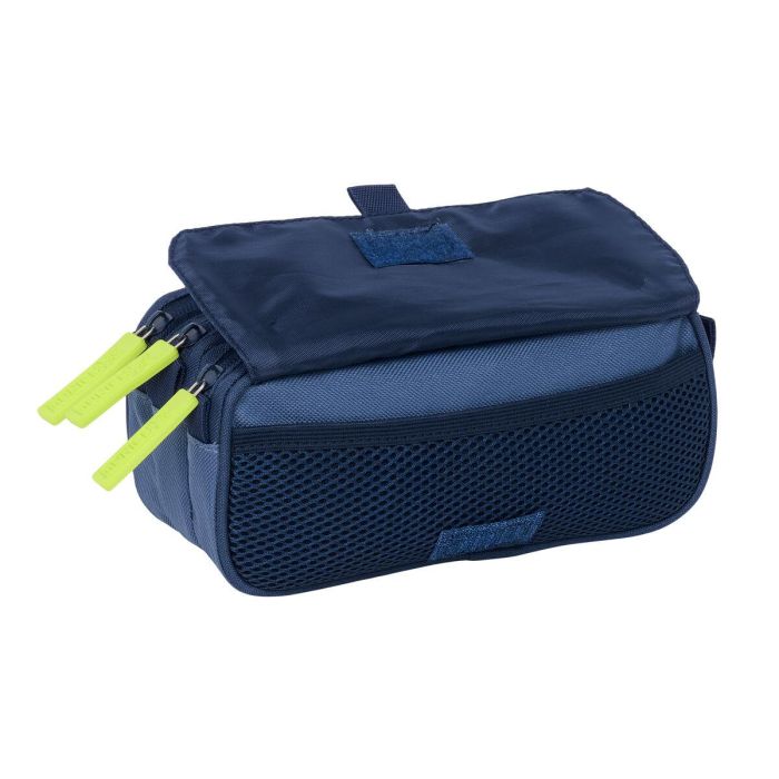Portatodo Triple Munich Blue indigo Azul 21,5 x 10 x 8 cm 2 Portatodo Triple Munich Blue indigo Azul 21,5 x 10 x 8 cm 2