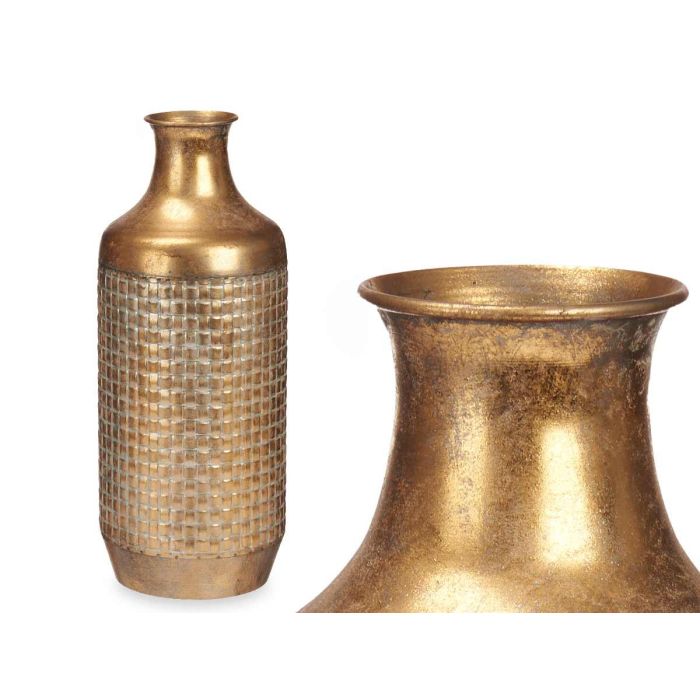 Jarron Relieve Oro Envejecido Giftdecor 16X42CM (4 Unidades) 1 Jarron Relieve Oro Envejecido Giftdecor 16X42CM (4 Unidades) 1