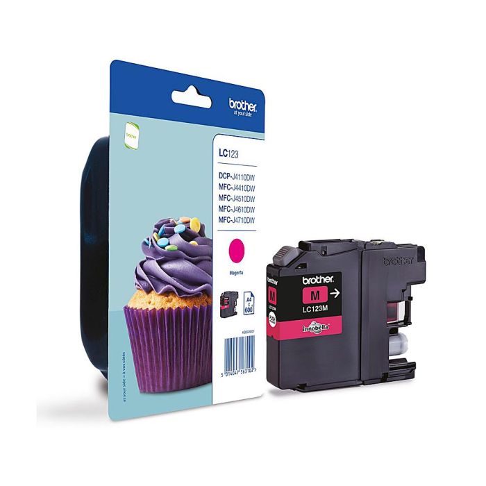 Ink-Jet Brother Dcp-J132 W-152 W -552Dw-752Dw Mfc-J740Dw-650Dw-870Dw Mfc-J4410Dw-4510Dw Magenta 600 Pag 1