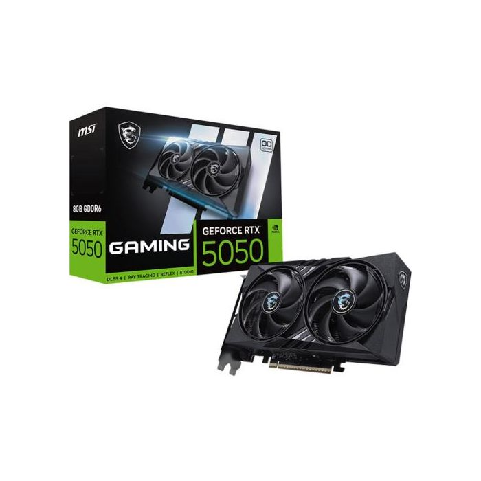 MSI GeForce RTX 5050 8G GAMING OC NVIDIA 8 GB GDDR6 Tarjeta Gráfica con Tecnología TWIN FROZR 10