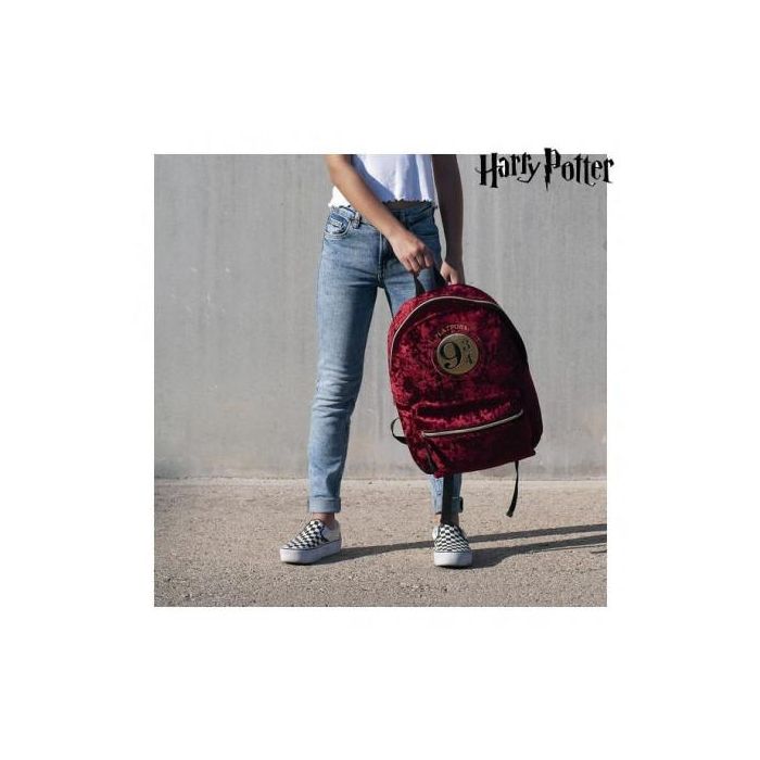 Cerdá Mochila Casual de Terciopelo Harry Potter - 15 cm x 28 cm x 47 cm 0 Cerdá Mochila Casual de Terciopelo Harry Potter - 15 cm x 28 cm x 47 cm 0