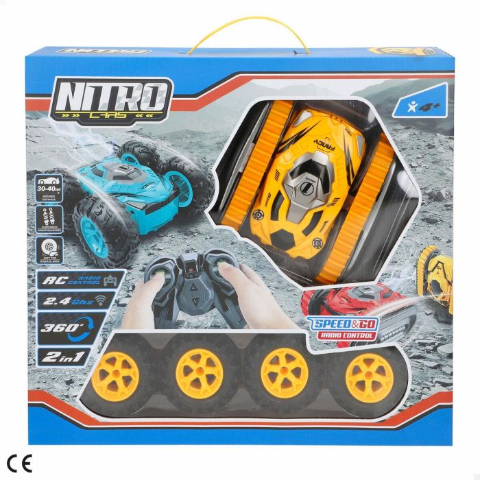Coche Radio Control Colorbaby 15 x 7 x 14 cm (4 Unidades) 2 Coche Radio Control Colorbaby 15 x 7 x 14 cm (4 Unidades) 2