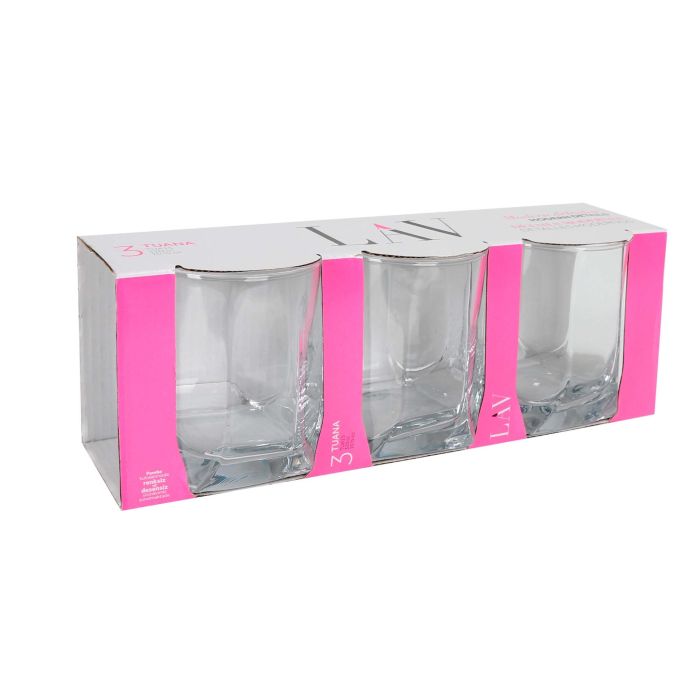 Set 3 Vasos Agua 320 cc Tuana - Lav (16 Cajas) 1 Set 3 Vasos Agua 320 cc Tuana - Lav (16 Cajas) 1