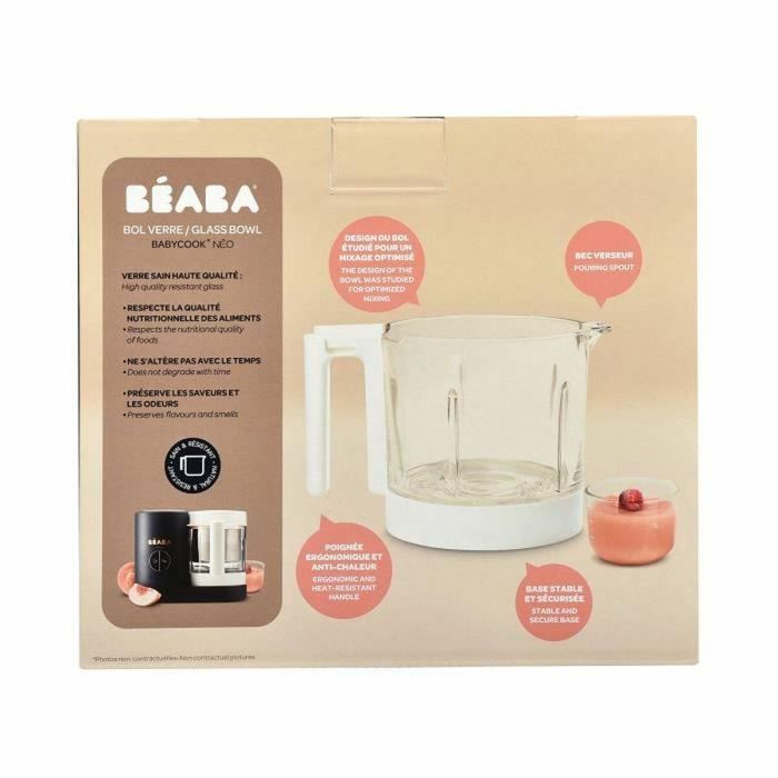BEABA Bol de vidrio Babycook Neo blanco 2 BEABA Bol de vidrio Babycook Neo blanco 2