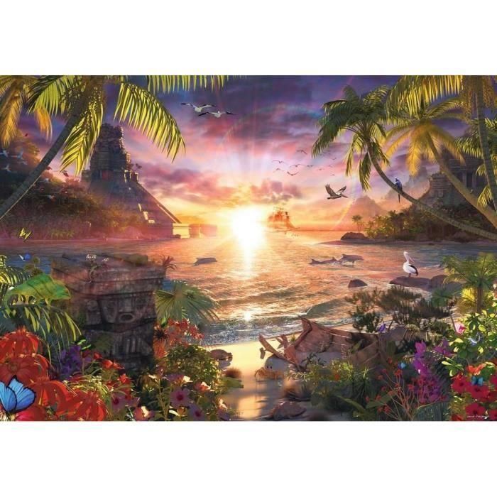 Puzzle de 18000 piezas - Paraíso al atardecer - Ravensburger 1