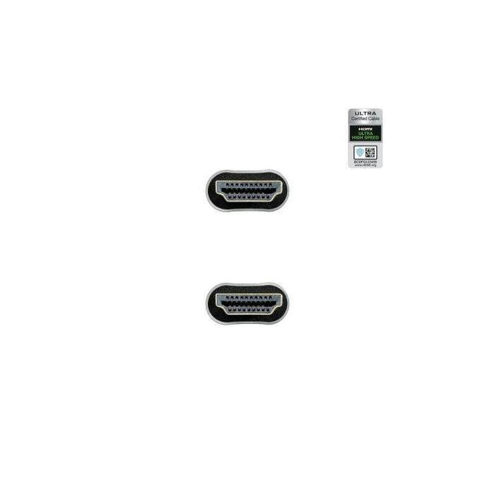 Nanocable 10.15.8101-L150 Cable HDMI 2.1 8K@60Hz 4K@120Hz 48Gbps Certificado Ultra High Speed Macho-Macho 1.5m Negro 2 Nanocable 10.15.8101-L150 Cable HDMI 2.1 8K@60Hz 4K@120Hz 48Gbps Certificado Ultra High Speed Macho-Macho 1.5m Negro 2