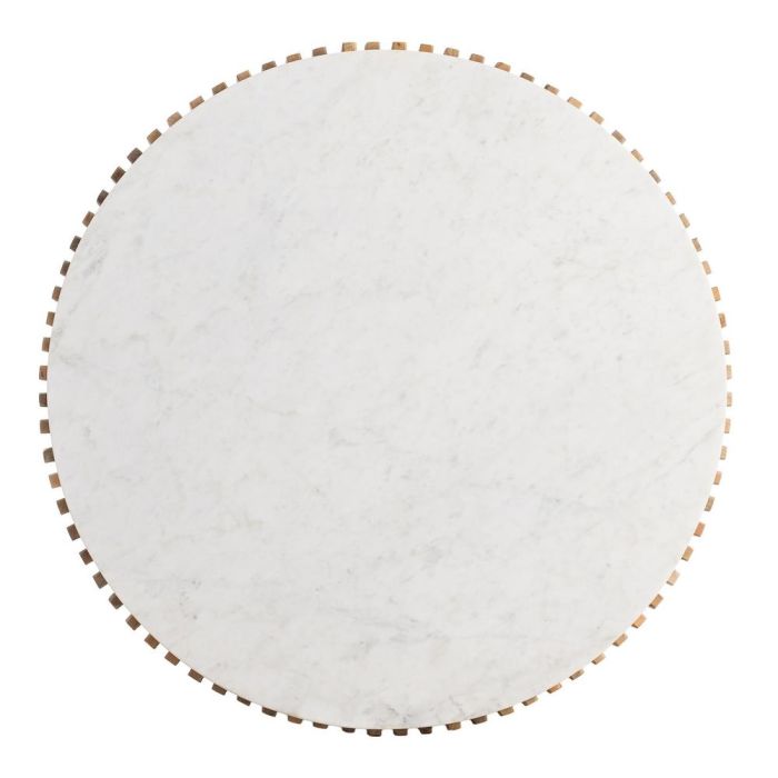 Mesa Centro Madera-Mármol Salón 80 X 80 X 42 cm