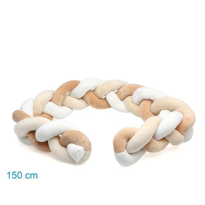 Protector Cuna 150x14X10 cm Beige 3 Protector Cuna 150x14X10 cm Beige 3